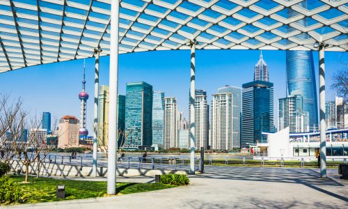 Shanghai city building